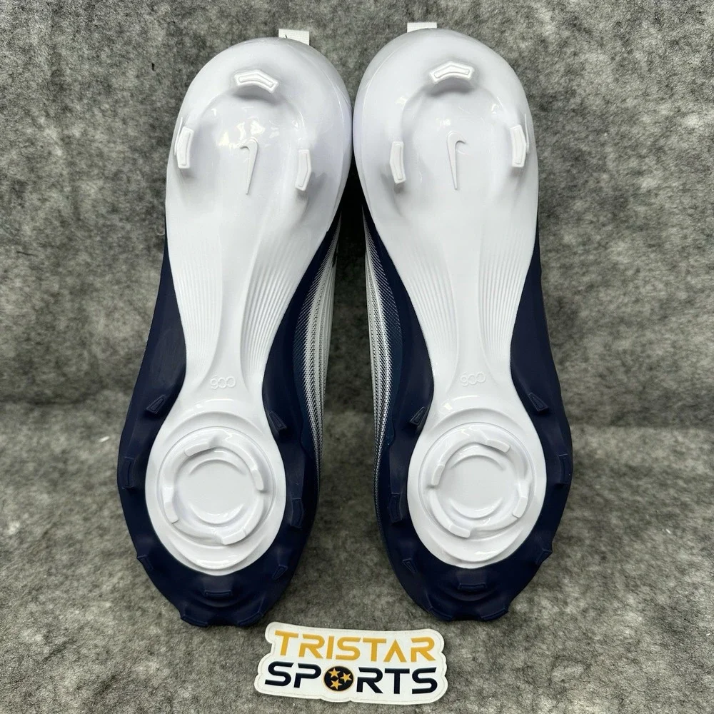 Nike Vapor Speed 3 Football Cleats Mens Size 7.5 White Navy Black HM8849-103